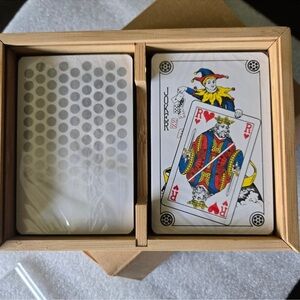 Louis Vuitton Fondation Playing Cards Set of two decks. Highly Collectible